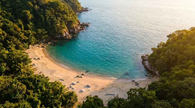 Hidden beach