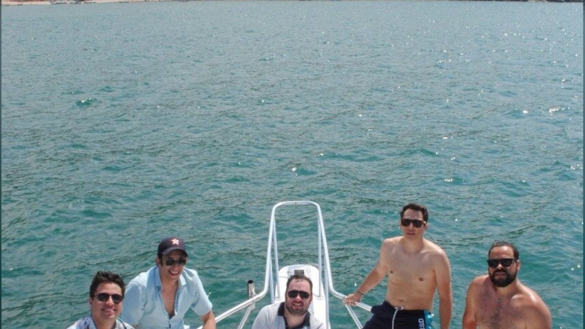 Snorkelling from a private charter boat in the clear water of Banderas Bay