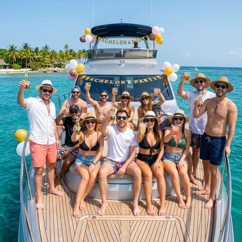 Bachelor party yacht
