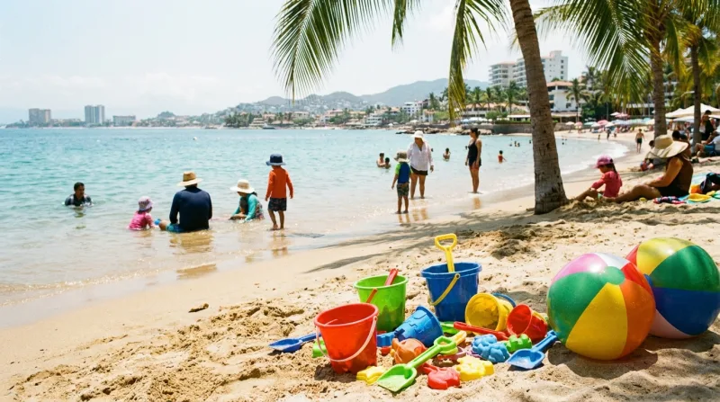 Family reunion beach