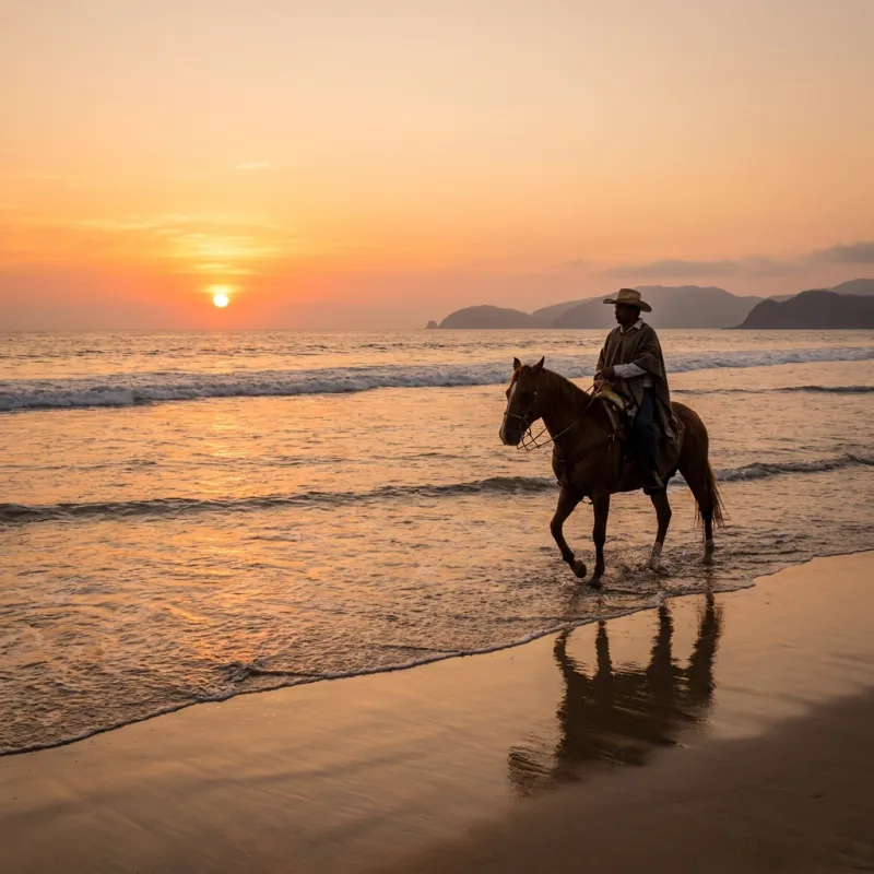 Beach Sunset Ride